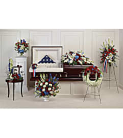 Distinguished Service Collection. An arrangement by Flowers of Jacksonville.