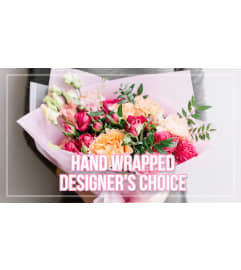 Hand Wrapped Designers Choice. An arrangement by From His Garden.