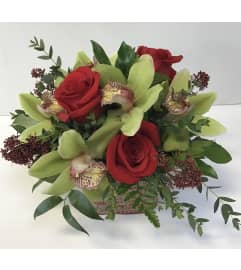 Love, romance and orchids. An arrangement by Floral Factory.