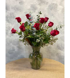 Beautifuly Red Roses. An arrangement by Masters and Company Florist.