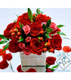 Love's Keepsake. An arrangement by Forget Me Not Flowers and More.