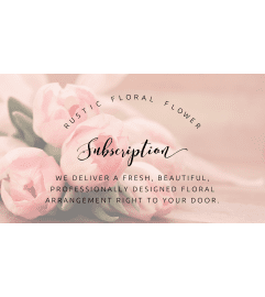 Fresh floral subscription bi-weekly. An arrangement by Rustic Floral and Gifts.