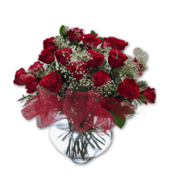 Rose for Love Arrangement. An arrangement by Shalimar Flower Shop.