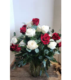 2 Dozen Roses - Eloise. An arrangement by Zaisers Florist and Greenhouse.