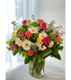 Garden Full of Jewels. An arrangement by Brooklin Floral and Garden Shoppe Inc..