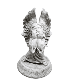 Daydreaming- Concrete Statue. An arrangement by The Flower Hut.