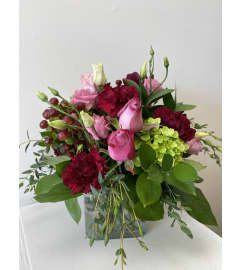 Garden Cube Arrangement. An arrangement by Flower Trends Florists.