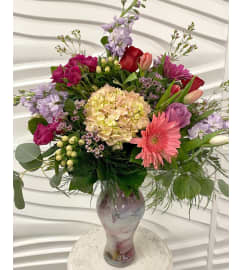 March Designer Choice. An arrangement by Lake Eola Florist.