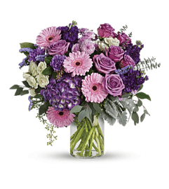 Loving Violet. An arrangement by Anthurium Gardens Florist.