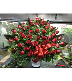 True Love Red Roses. An arrangement by Elegant Florist.
