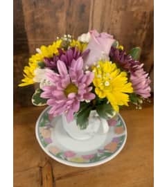 Teabloom Time. An arrangement by Calgary's Own Flower Co.