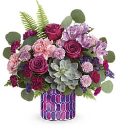 Teleflora's Bedazzling Beauty. An arrangement by Sueppel's Flowers.