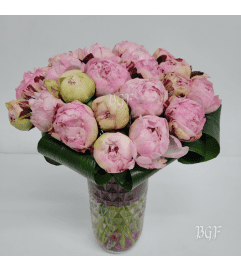 Queen Peonies. An arrangement by Brickell Exclusive Blooms.