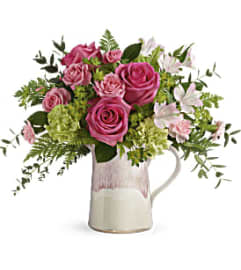 The Heart Stone Bouquet. An arrangement by Flowers of Jacksonville.