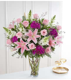 Pink Cottage Garden. An arrangement by Flower Spot.