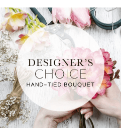 Hand Tied Bouquet - Designer Choice. An arrangement by Flowers and Pine World.