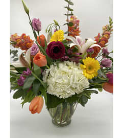 Glorious Gardens by Adrienne. An arrangement by Flower Trends Florists. Glorious Gardens by Adrienne. An arrangement by Flower Trends Florists.