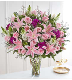 Pink Cottage Gardens. An arrangement by Flower Spot.