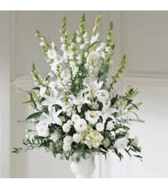 ALTAR BOUQUET GUZMAN. An arrangement by Geni's Florist and Gifts.