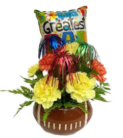 FootBall Dreams. An arrangement by Fendley Florists.