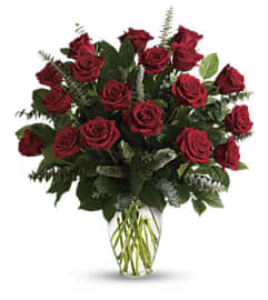 Eternal Love Red roses. An arrangement by Elegant Florist.