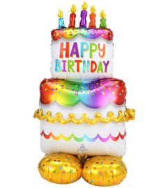 Birthday Cake 53 AirLoonz. An arrangement by Balloon Bouquets Plus. Birthday Cake 53 AirLoonz. An arrangement by Balloon Bouquets Plus.