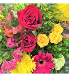 Brilliant Love Bouquet. An arrangement by Deep Creek Floral.
