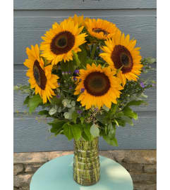 Sunflower Special. An arrangement by Thompson's Full Bloom.