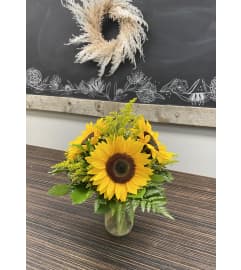 Sunflower Dreams. An arrangement by Grande Prairie Florist.