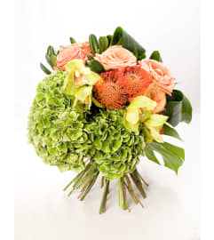 Compact bouquet. An arrangement by Fresh Cut Bouquets.