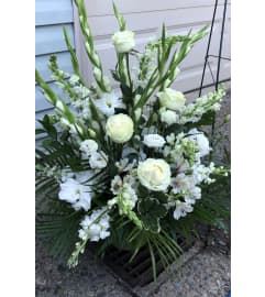 Sympathy Flowers for the Home Artists Design. An arrangement by Renton Flower Shop.