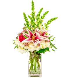 A Stargazers Dream. An arrangement by Tallevast Florist.