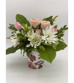 Pinkalicious Mug In Bloom *Mug may vary*. An arrangement by Flower Trends Florists.