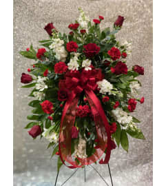 Elegant Memory Spray. An arrangement by Flowers by Neil. Elegant Memory Spray. An arrangement by Flowers by Neil.