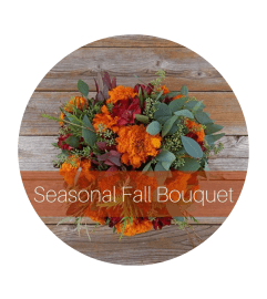 Florist Choice Seasonal Fall Bouquet. An arrangement by Sueppel's Flowers.