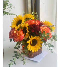 Fall over me. An arrangement by Kelly Ann's Floral.
