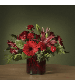 FTD® Berry Merry Bouquet. An arrangement by Fink Flowers, Gifts and Flower Delivery.