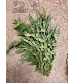 Fir Bunch. An arrangement by The Bloom Room Floral Company.
