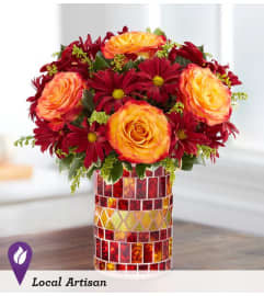 Autumn Amber Waves. An arrangement by Sueppel's Flowers.