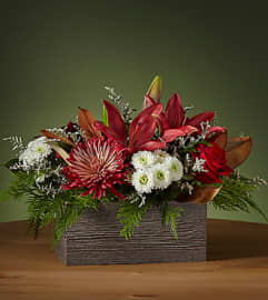 FTD Dress the Mantel. An arrangement by Floral Fantasy.