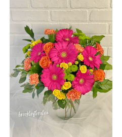 Radiantly, In My Thoughts. An arrangement by Brooklin Floral and Garden Shoppe Inc..