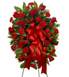 In our heart. An arrangement by Sanger Flowers.