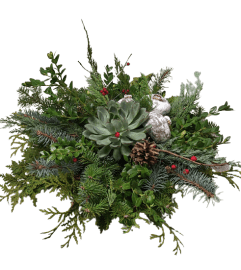 Rustic Forest. An arrangement by Harriet's Flower and Gift Shop.