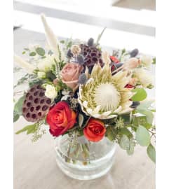 Bohemian Chic: Designer's Choice. An arrangement by The Petal and the Stem.