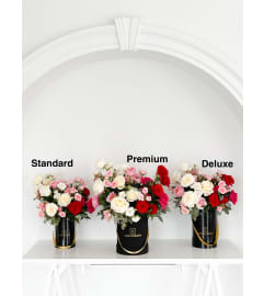 Miss Carmen. An arrangement by Lux Flower Box. Miss Carmen. An arrangement by Lux Flower Box.