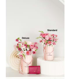 Miss Chanel. An arrangement by Lux Flower Box.