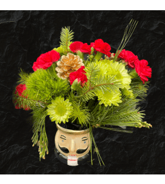 Nutcracker Pitcher. An arrangement by L and J Blooms.
