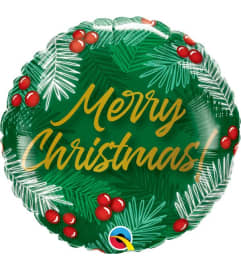 Christmas Mylar Balloons. An arrangement by Palmetto Gardens Florist.