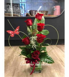 Twitterpated. An arrangement by Consider the Lilies.