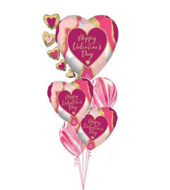 Abstract Marble Valentine Cheerful Balloon Bouquet. An arrangement by Balloon Bouquets Plus. Abstract Marble Valentine Cheerful Balloon Bouquet. An arrangement by Balloon Bouquets Plus.